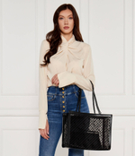 Сумка-шопер + поясная сумка Elisabetta Franchi - черный(BS40A46E2)