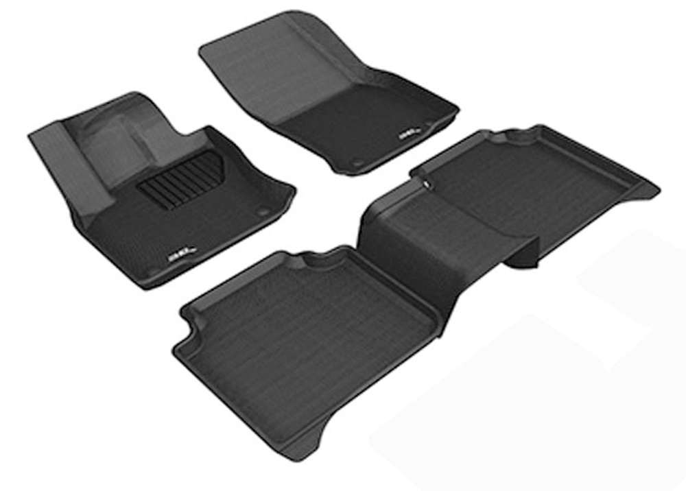 Коврики салона Sotra 3D Lux для Skoda Kodiaq 2017- (2 ряда сид.) черные. Артикул ST 74-00675