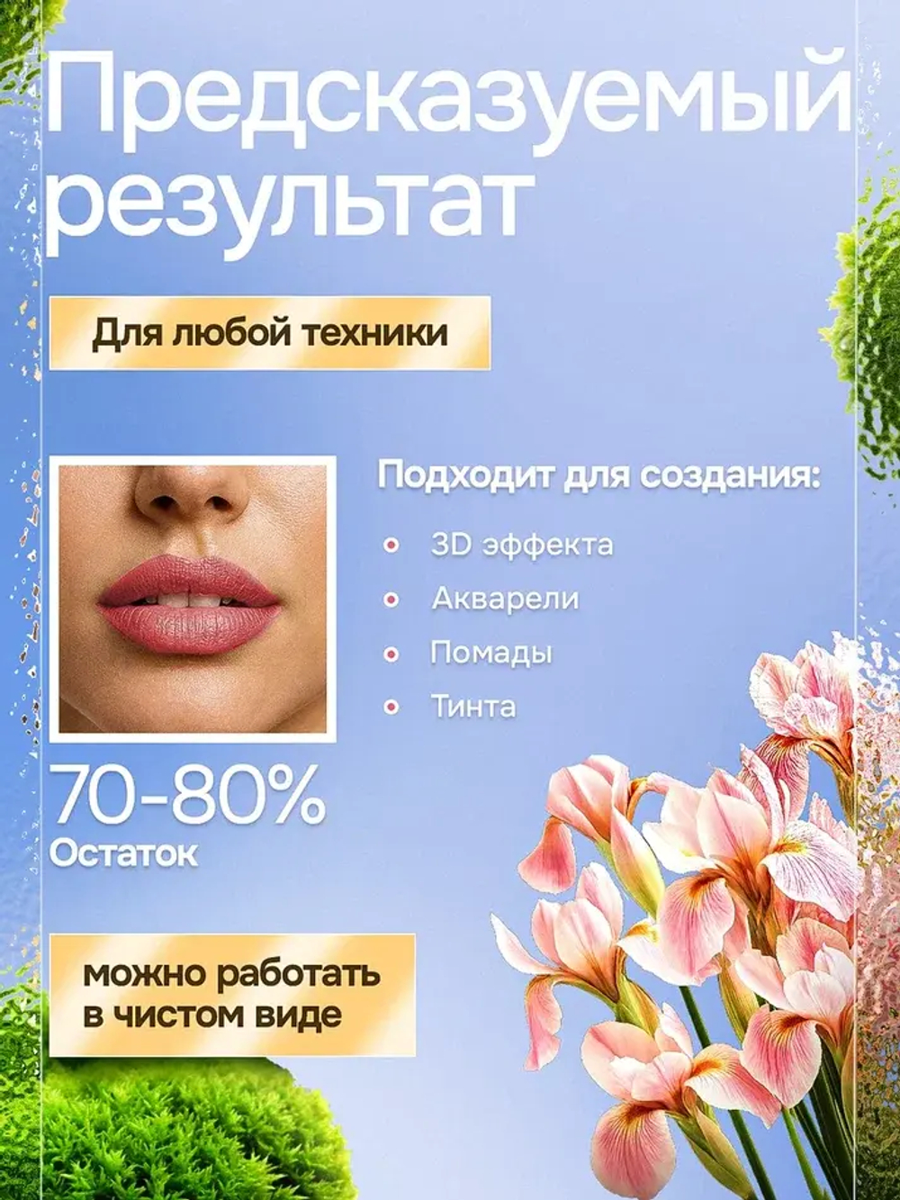 Пигмент для губ Contur Professional Розовый Ирис
