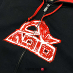 Винтажное зип-худи ADIO