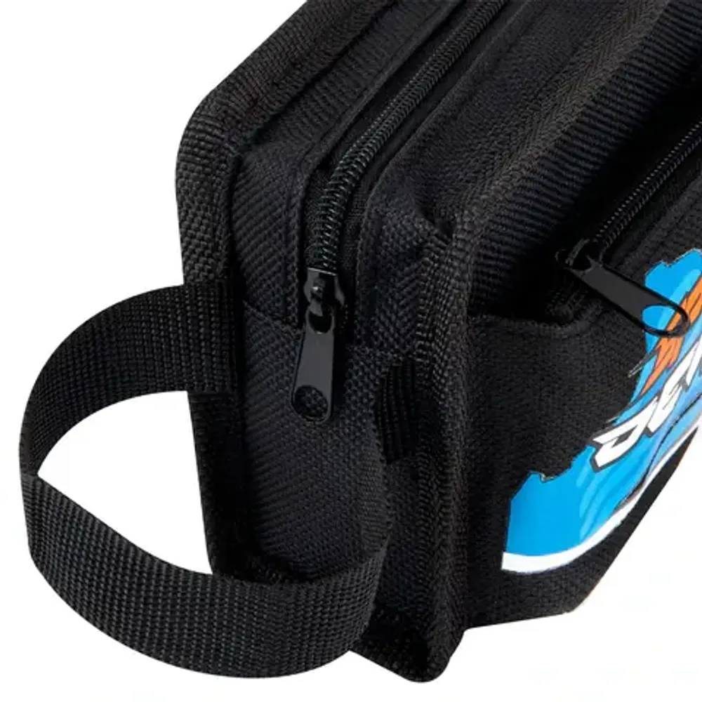 Пенал мягкий 2 отделения 210х80х60 Юнландия Speed demon, полиэстер