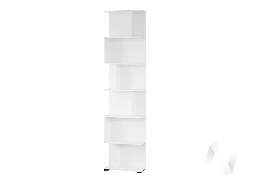 Угловой стеллаж МШ-26 Спальня Модена (белый)