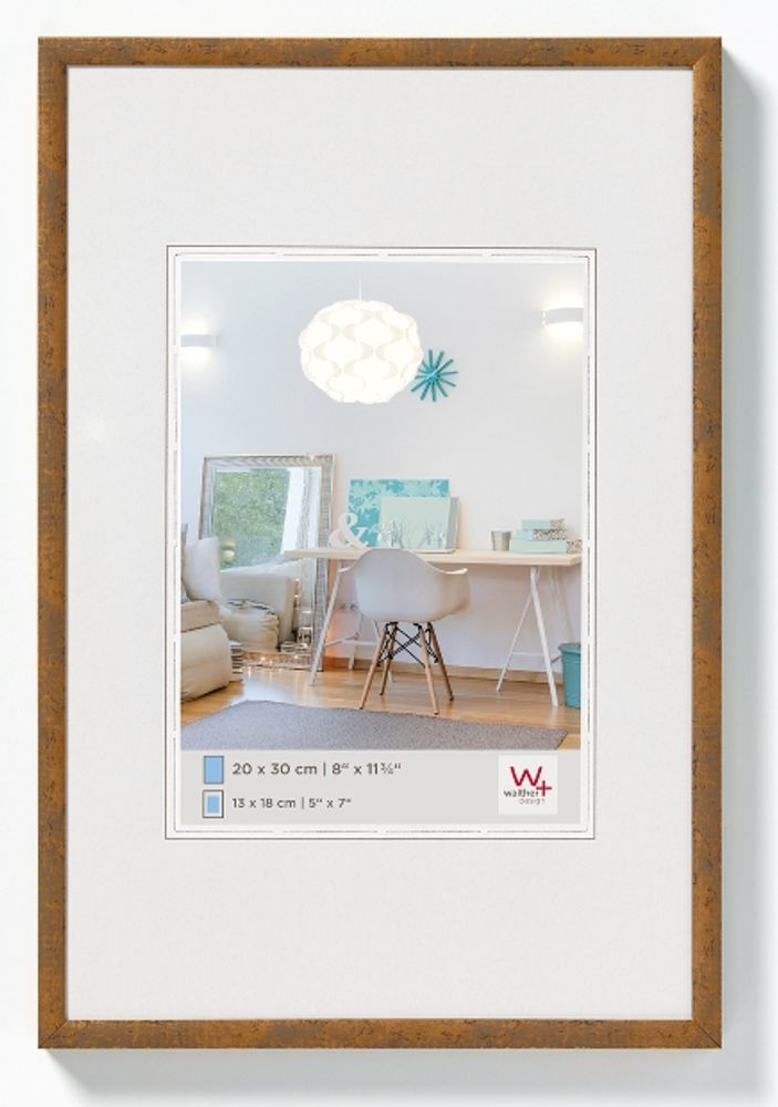 WALTHER KV520X 15x20 N.Lifestyle пластик (серо-коричневый) ф/рамка