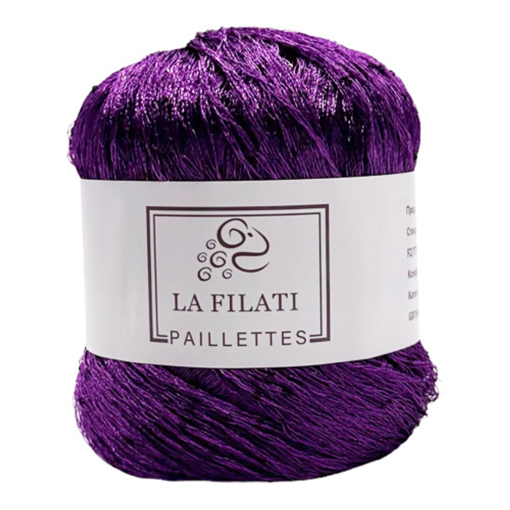 Пряжа Paillettes, 50г, 275м, 100%полиэстер (цена за 1 шт)