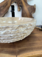 Раковина из мрамора Bowl Cream EM-65890 45х45х15 из натурального камня