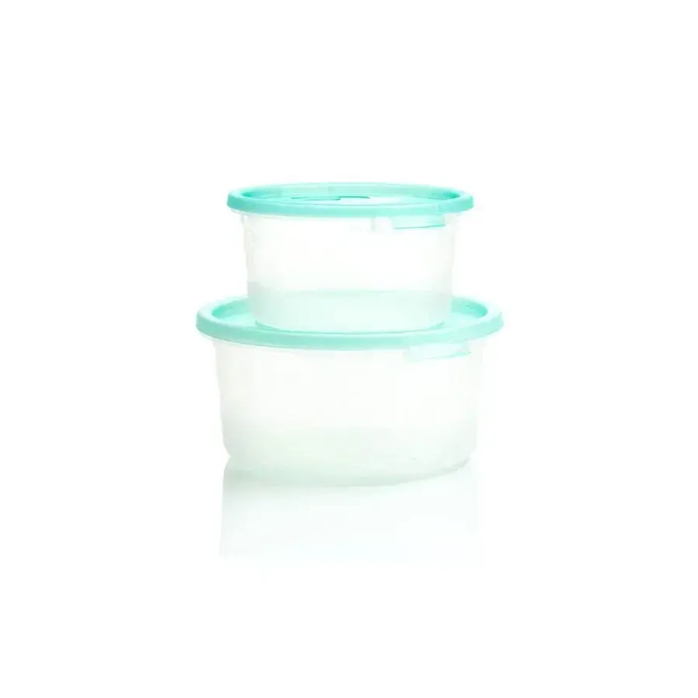 Комплект контейнеров СВЧ (0,,8л) круглых с клапаном СМАЙЛ (комплект 72 шт)