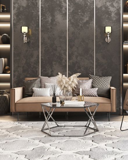 Диван прямой Кассель велюр бежевый