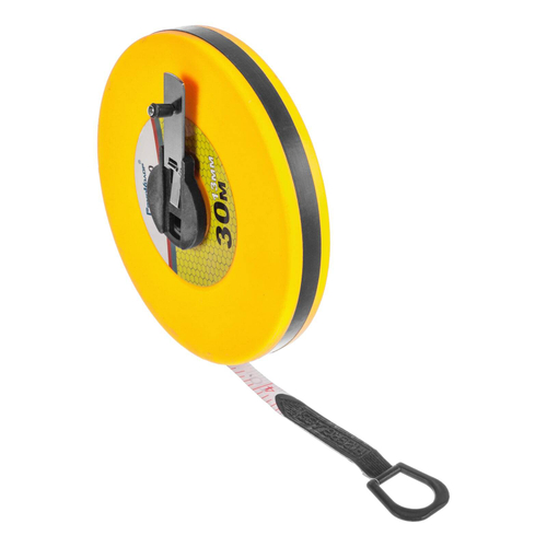 15-2-430 Мерная лента фибергласовая, закрытый пласт. корпус, лента из ПВХ, катушечная руч, 30мх13мм