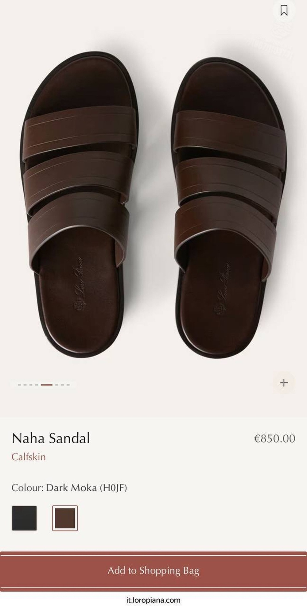 Шлепанцы Loro Piana