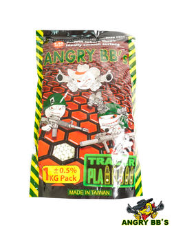 Шары трассерные Angry BB's 0,28 g (зелёные, 3500 шт, 1 кг, пакет)