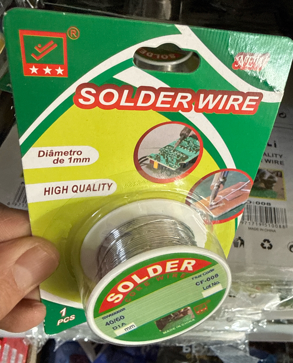 припой на блистере 008