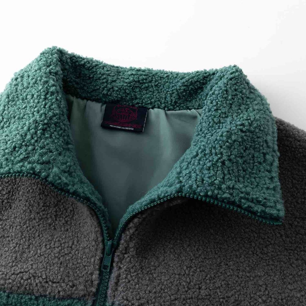 Купить Куртка Ymkashix Furry HTF серая/изумрудная Куртка Ymkashix Furry HTF серая/изумрудная