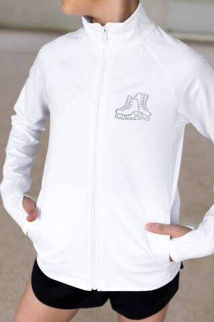 Термокуртка с аппликацией из страз