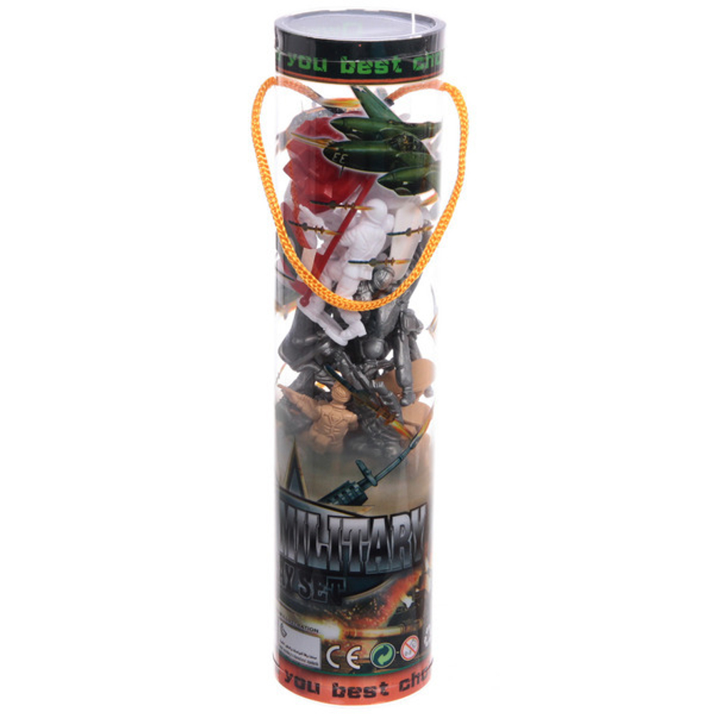 Набор армия «Пли!», 33 предмета, 25*19*26 см, туба, в шоу-боксе