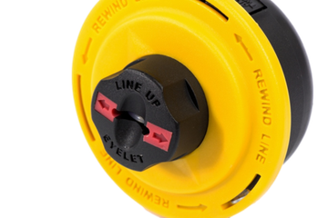 Катушка тримм. полуавтомат., легкая заправка лески, гайка M8x1,25, винт M8-M8 Denzel 96324