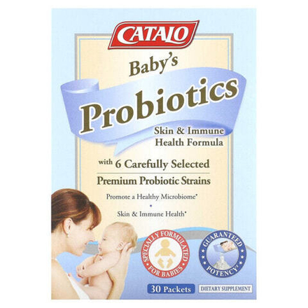 Детское здоровье Catalo Naturals, Детские пробиотики, 30 пакетиков по 1,5 г (0,05 унции)