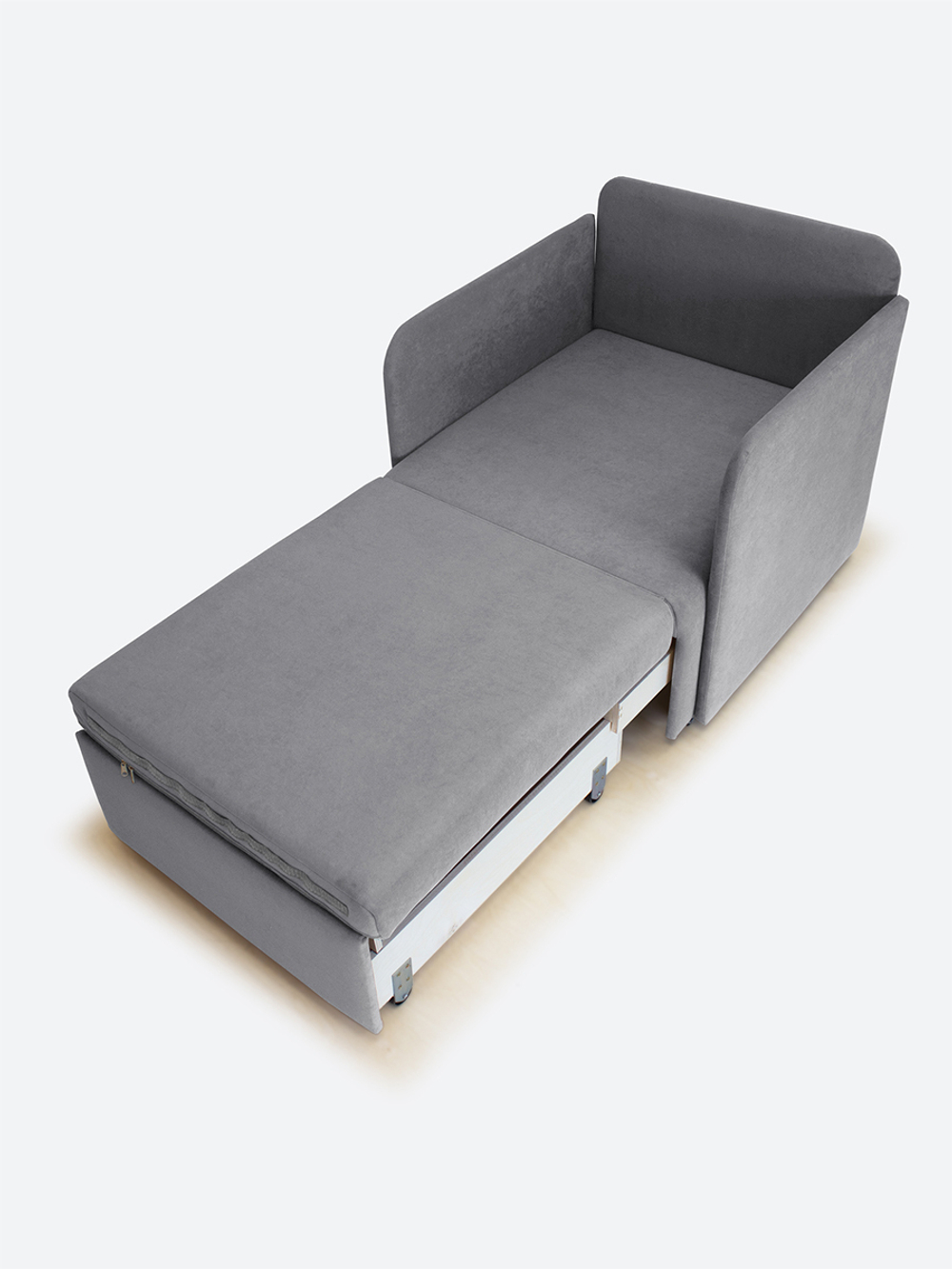 Кресло-кровать "Миник" с подлокотниками Desert Light Grey