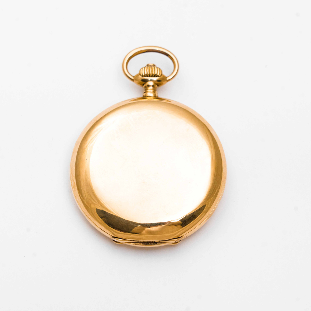 Антикварные золотые карманные часы LONGINES