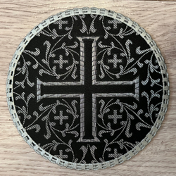 Салфетка под подсвечник или диск на чашу жесткая