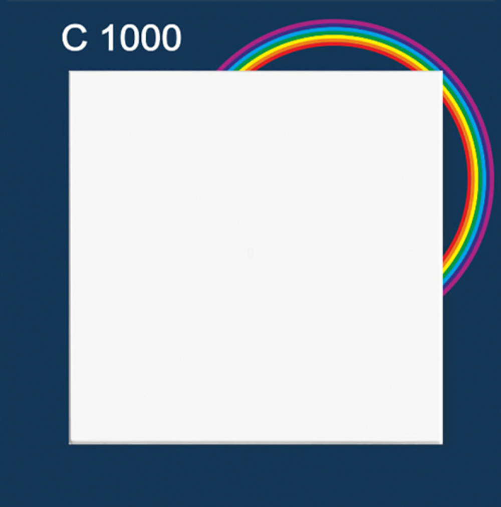 Плитка потолочная С1000 Белая Solid