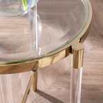 Золотой приставной столик “Стерлинг”