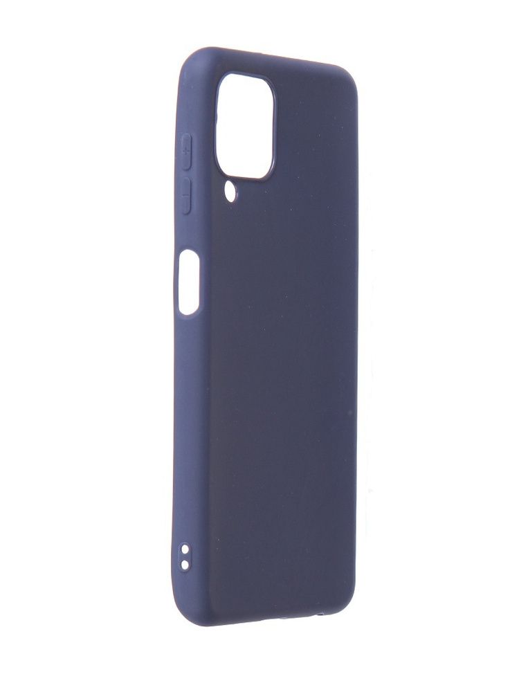 Накладка Samsung A22s силикон матовый Dark Blue Zibelino