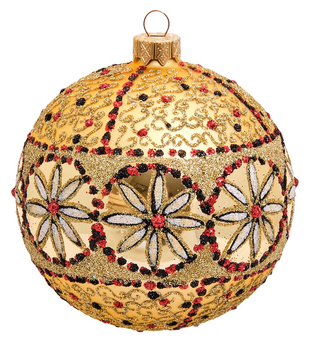 Элита НФШ-1524 Ел.украшение Шар «Янтарь» 100 мм