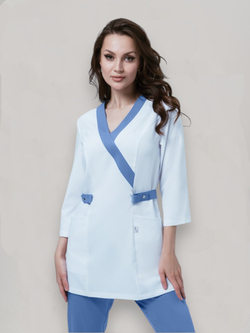 Блуза медицинская женская | Бл-377 а 3/4 либерти люкс