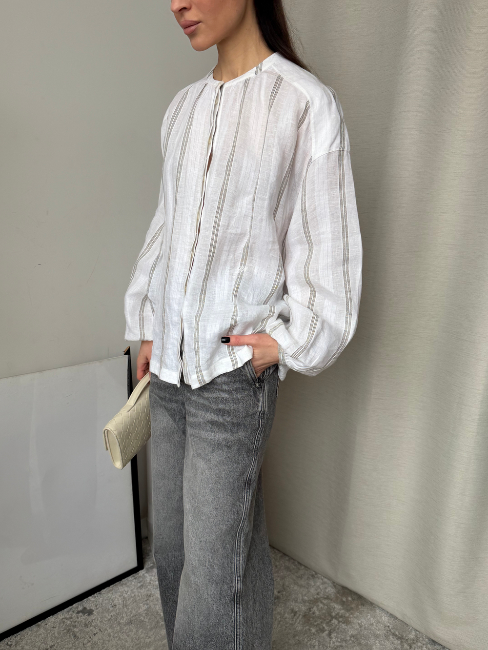 Льняная рубашка Loro Piana, S