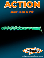 Силиконовая приманка ACTION 3,0"(8шт) 75мм, цвет 027