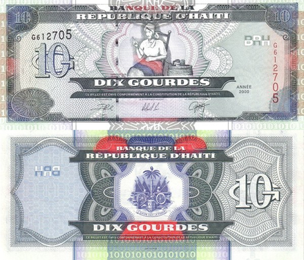 Гаити 20 гурд 2000-2004 Кэтрин Флон Аркахай UNC
