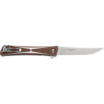 Складной нож CRKT 7530B Crossbones Bronze c клинком из стали AUS-8, рукоять алюминий