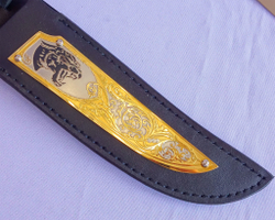 Нож "с головой пантеры №2"