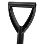 Лопата снеговая 20х30 см УНИВЕРСАЛЬНАЯ с планкой, прочная, пластиковая с V-ручкой, длина 70 см, для дома, авто, детей, ГРАНДМАСТЕР, 700347