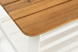 Кофейный стол из алюминия CONCORDE белый