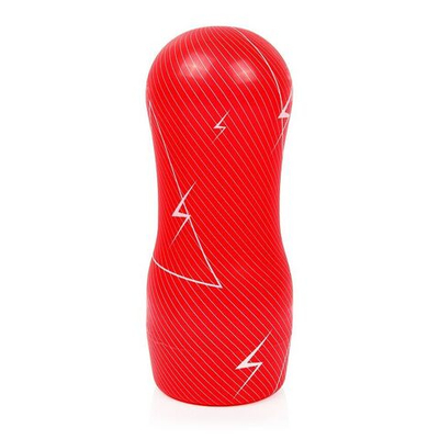 Прозрачный мастурбатор A-Loving с зигзагообразным рельефом (Цвет: прозрачный)