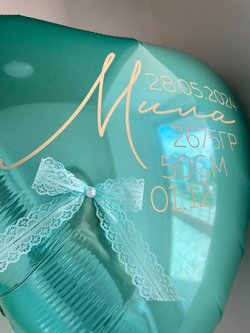 Воздушные шары на выписку девочки №763