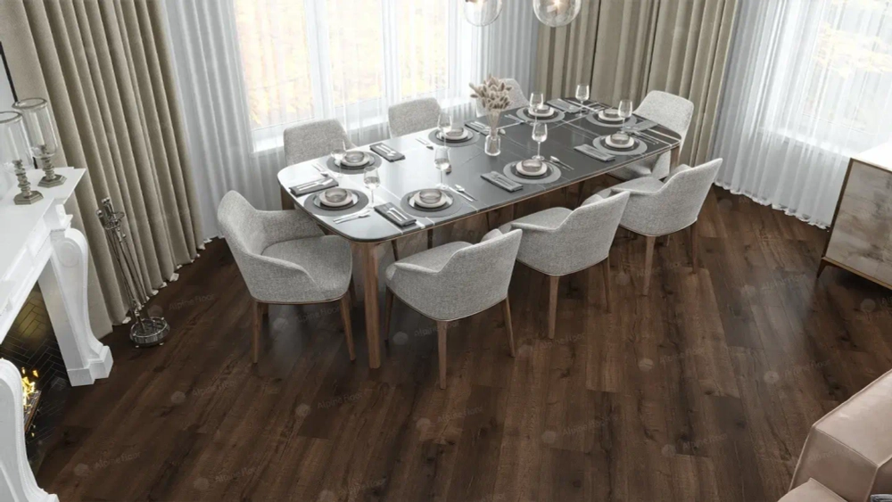 SPC ламинат Alpine Floor Дуб Мокка