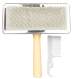 Щетка для собак и кошек Trixie Soft Brush, размер 14х11.5см., синий