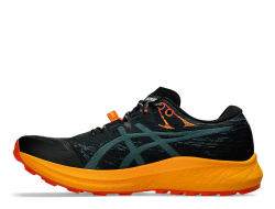 Кроссовки для бега мужские Asics Fuji Lite 5 M Темно-зеленые с оранжевым