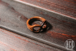 Деревянное кольцо "Бесконечность" (Палисандр)