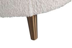 Диван двухместный Garda Decor кремовый 48MY-1289-L CRE