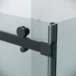 Душевой уголок Grossman Classic 100х70 120.K33.04.1070.21.00 профиль Черный матовый стекло прозрачное