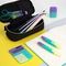 Penal \ Пенал \ Pencil bag OVAL PENCIL CASE SUNSET BLACK