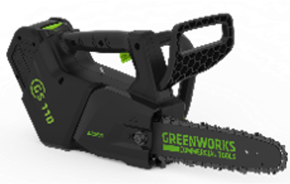 Пила цепная одноручная аккумуляторная Greenworks  Арт. 2003807 (арбориста), 40V, 25,4 см, бесщеточная,  без АКБ и ЗУ