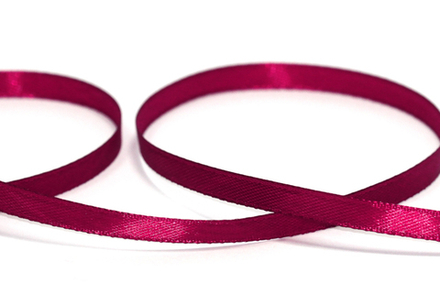 Лента атласная, 6 мм, №077 бл.красн.