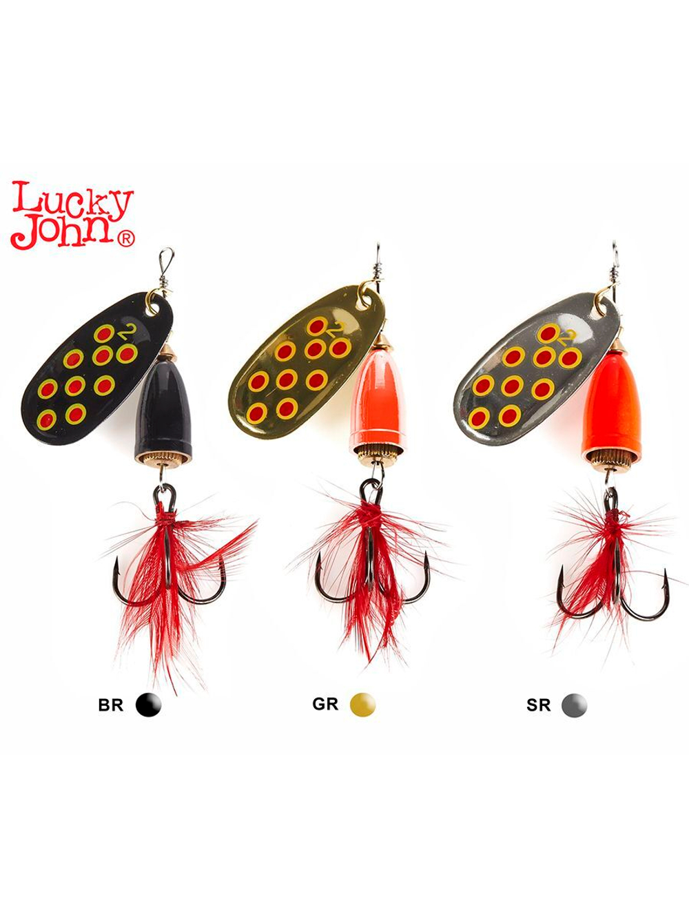 Блесна вращающаяся Lucky John BELL SPIN 05 13.0г CRD