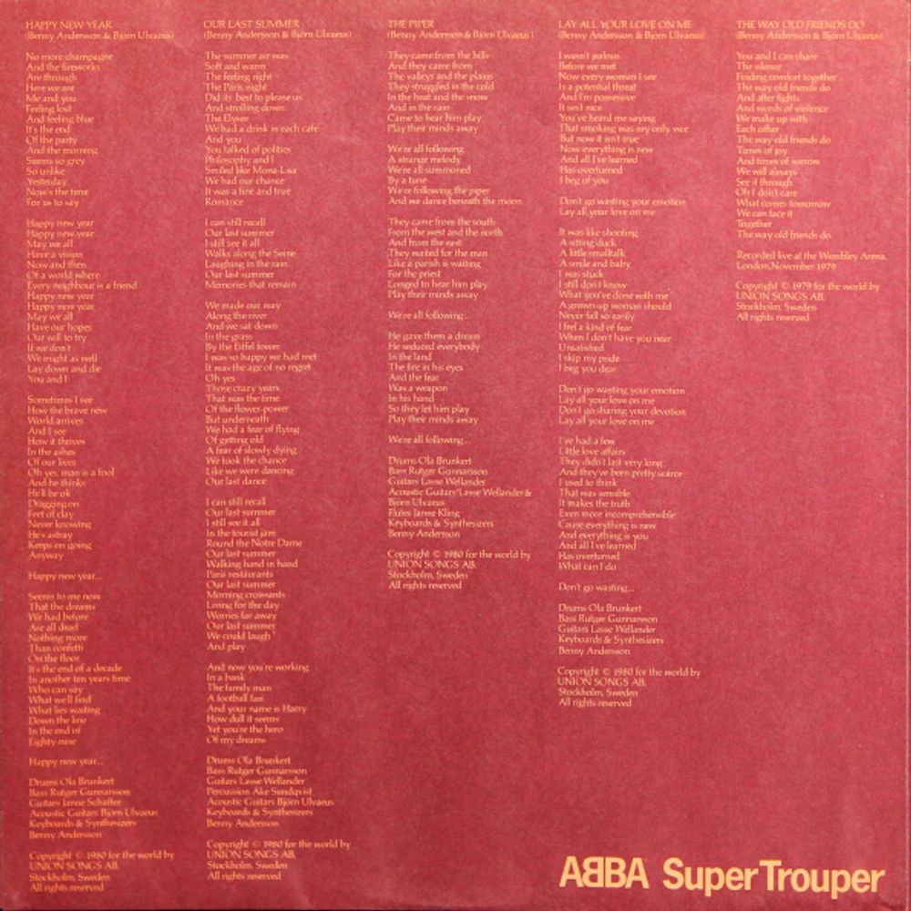 ABBA / Super Trouper (LP)
