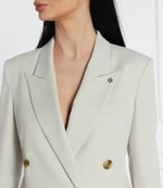 Хлопковый пиджак Jaleto BOSS BLACK - пепельный(50520760)