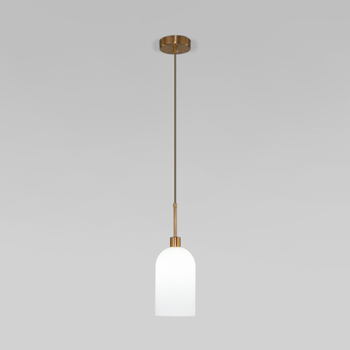 Подвесной светильник со стеклянными плафонами 50357/1 латунь